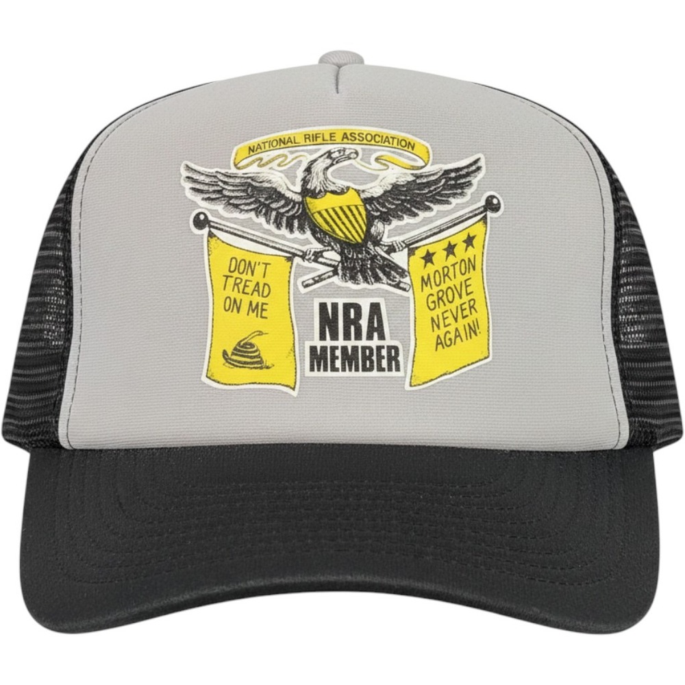 Vtg NRA Member Trucker Hat‎ AOW Newport News USA Snapback Graphic Print Casual